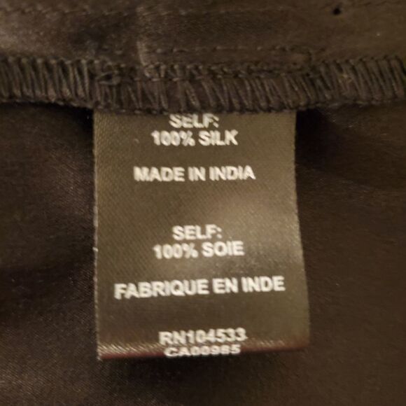 Nanette Lepore Ruffled Silk Blouse in Black - NEW - Picture 9 of 10